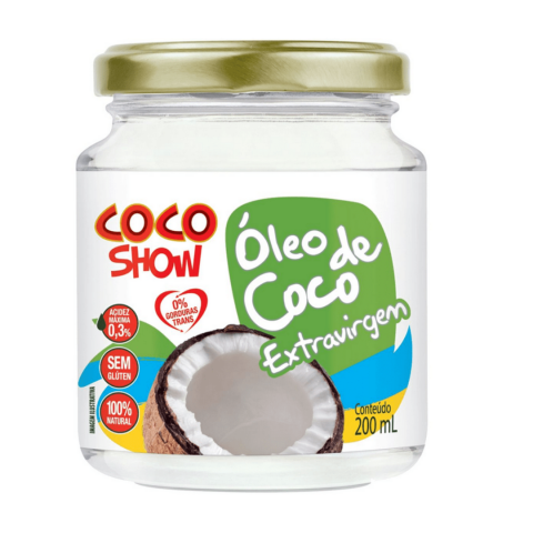 Óleo de Coco Extravirgem 200ml CocoShow